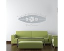   Surfboard Decal - Life Is Better At The Beach Decal - Surfboard Family Name Decal